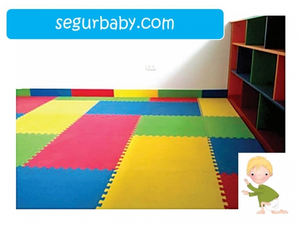 Suelo tatami infantil puzle para interiores Segurbaby