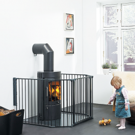 Barrera para bebÃ©s modular Flex L Negra BabyDan