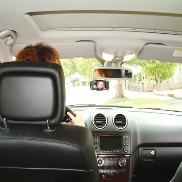 Espejo de bebé retrovisor seguridad para mirar al bebé en el auto – La  Pequetería