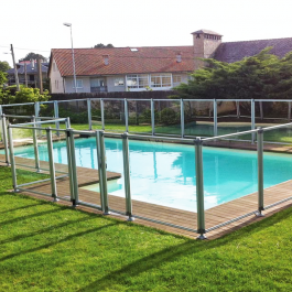 Valla piscina Flash Transparente