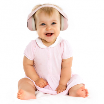 Auriculares bebÃ© rosa