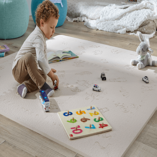 Alfombra bebé beige LÜBABYMATS