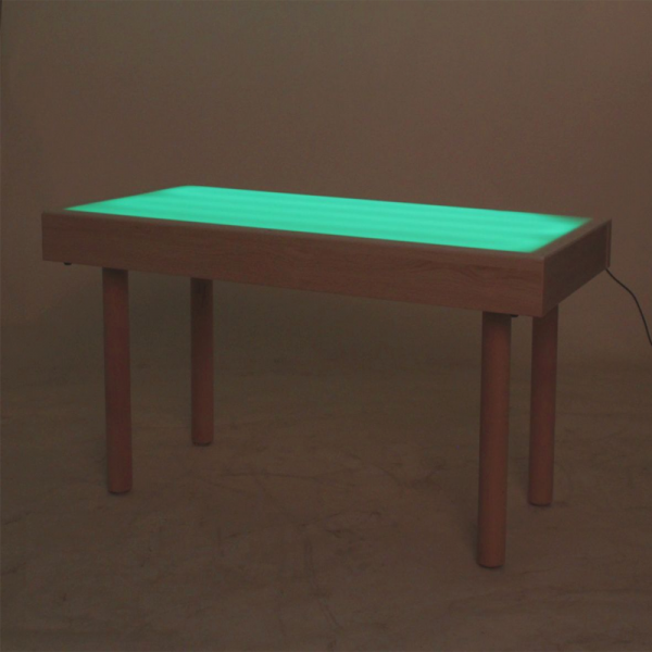 Mesa de luz disponible en dos tamaños. Caja de luz Montessori RGBW. Mesa de  luz Emilio Reggia 50x50 - Little Kiri